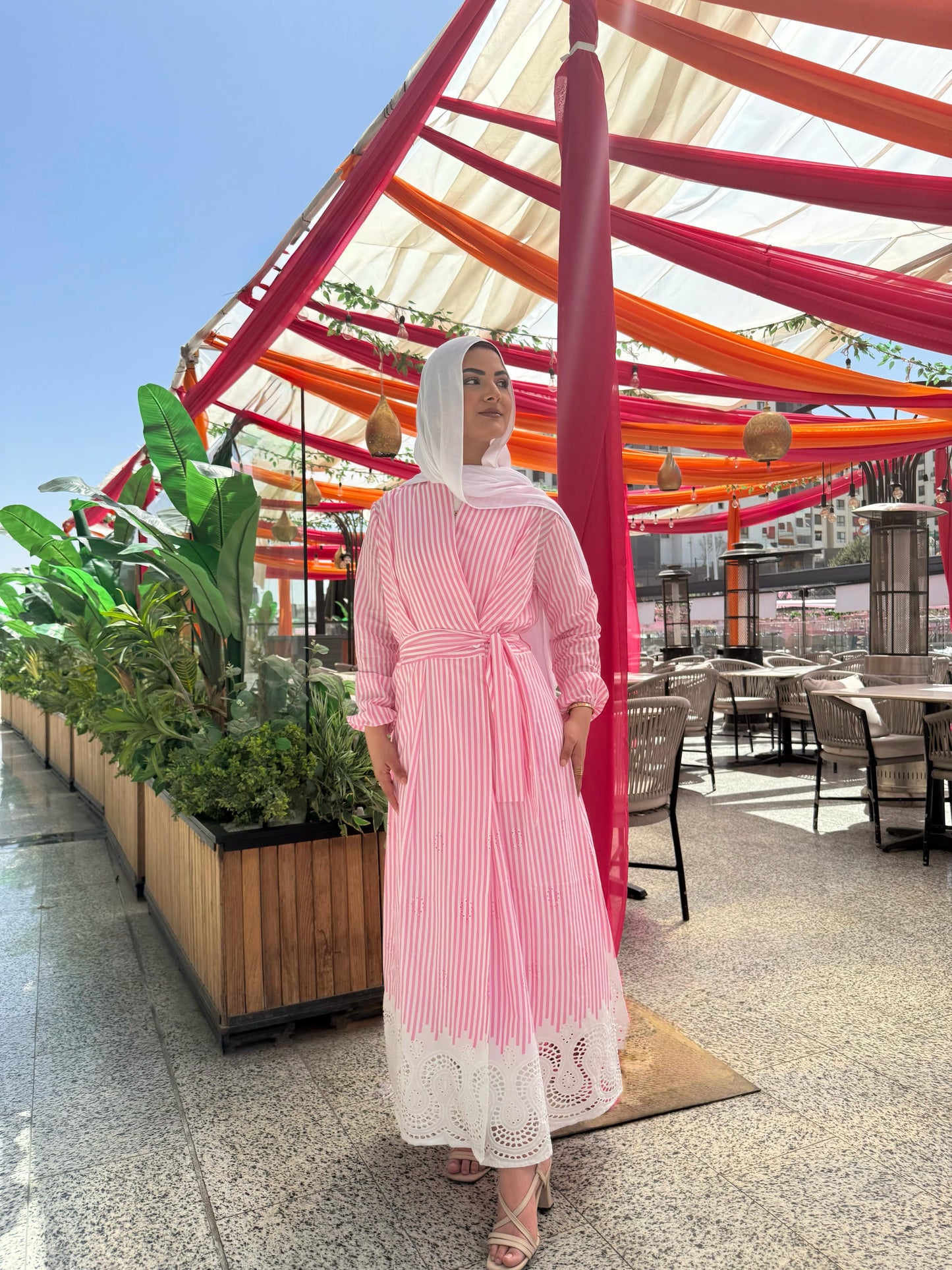 Flow Dress in Pink