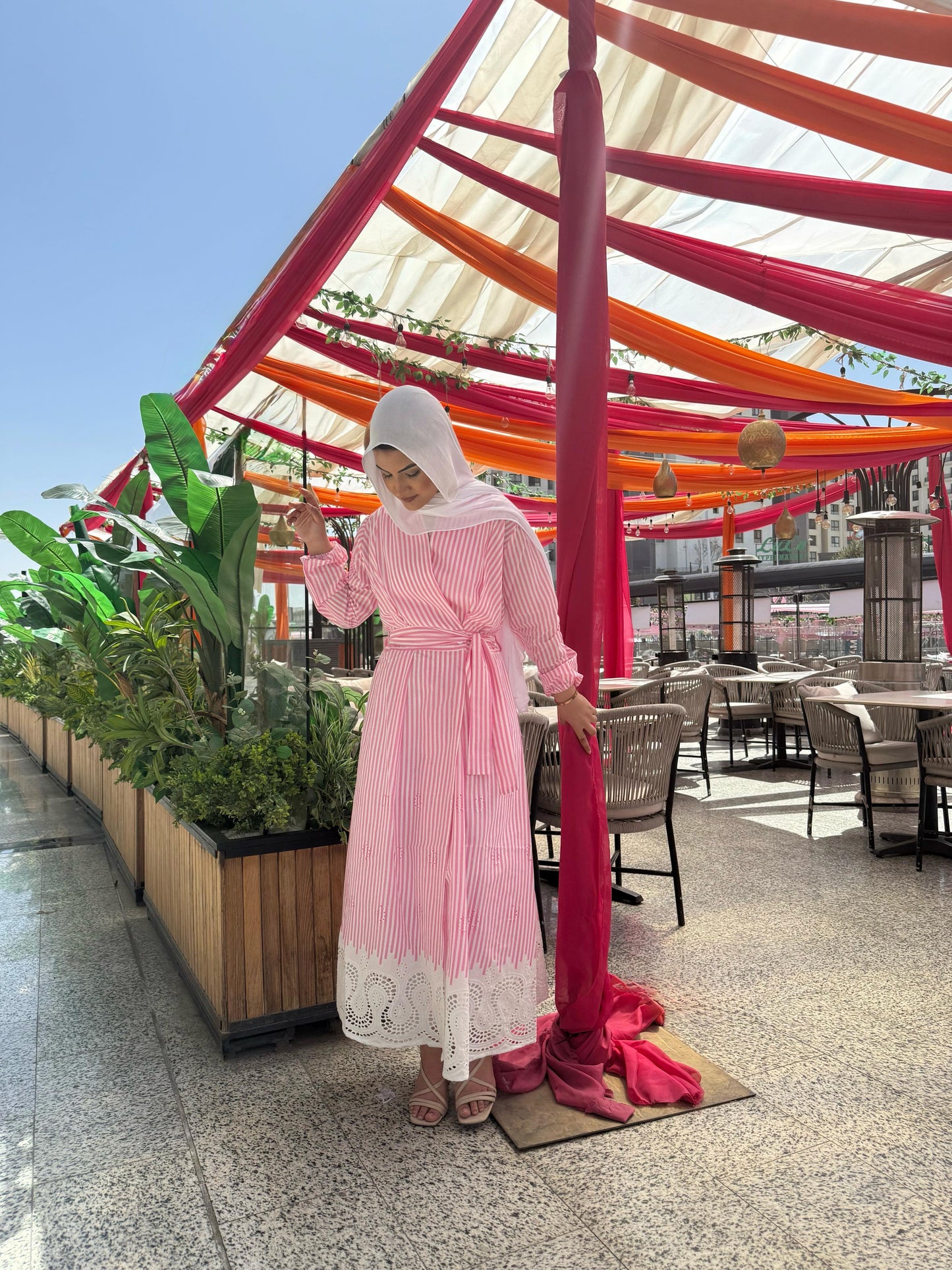 Flow Dress in Pink