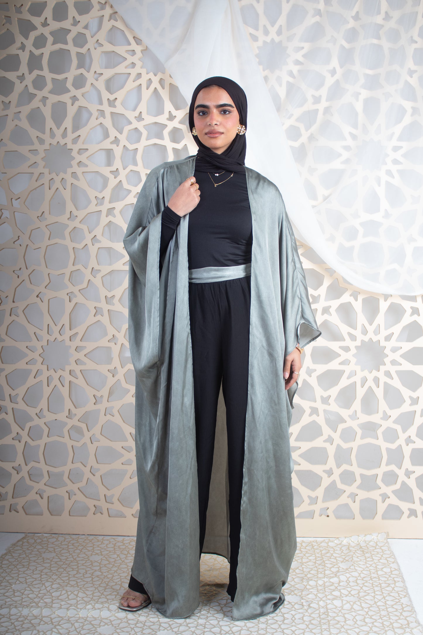 The Lily Kaftan in Olive
