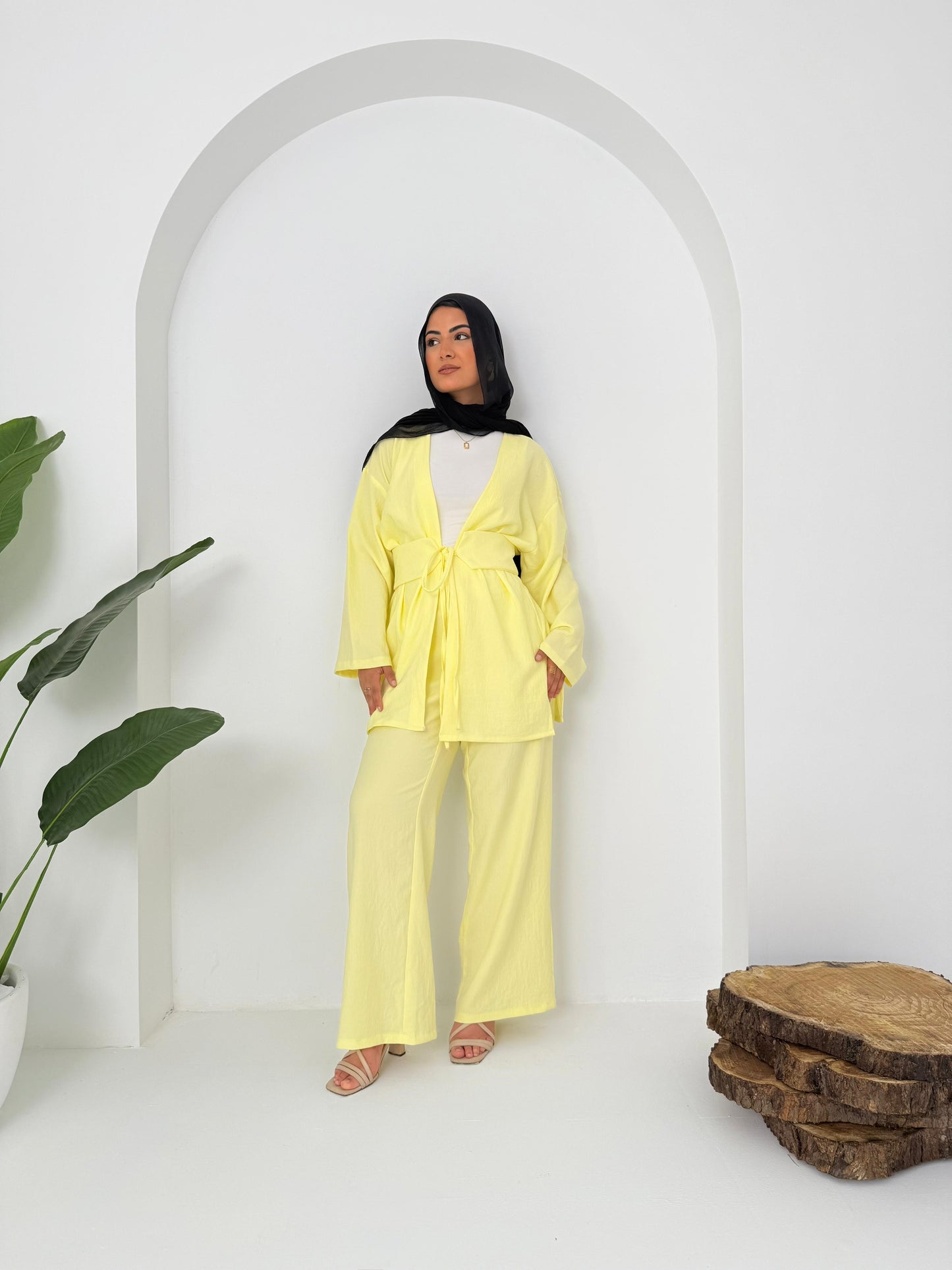 The Amary set Butter color