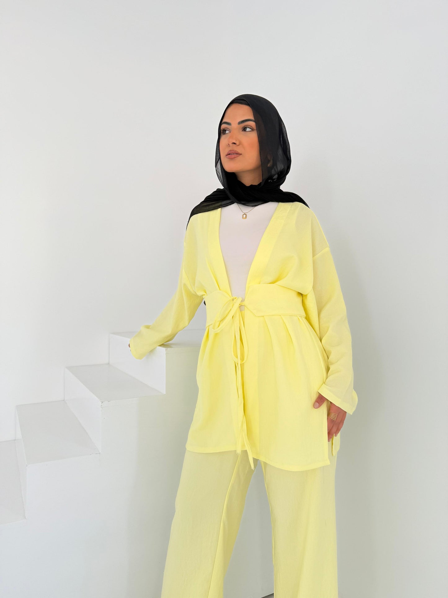 The Amary set Butter color