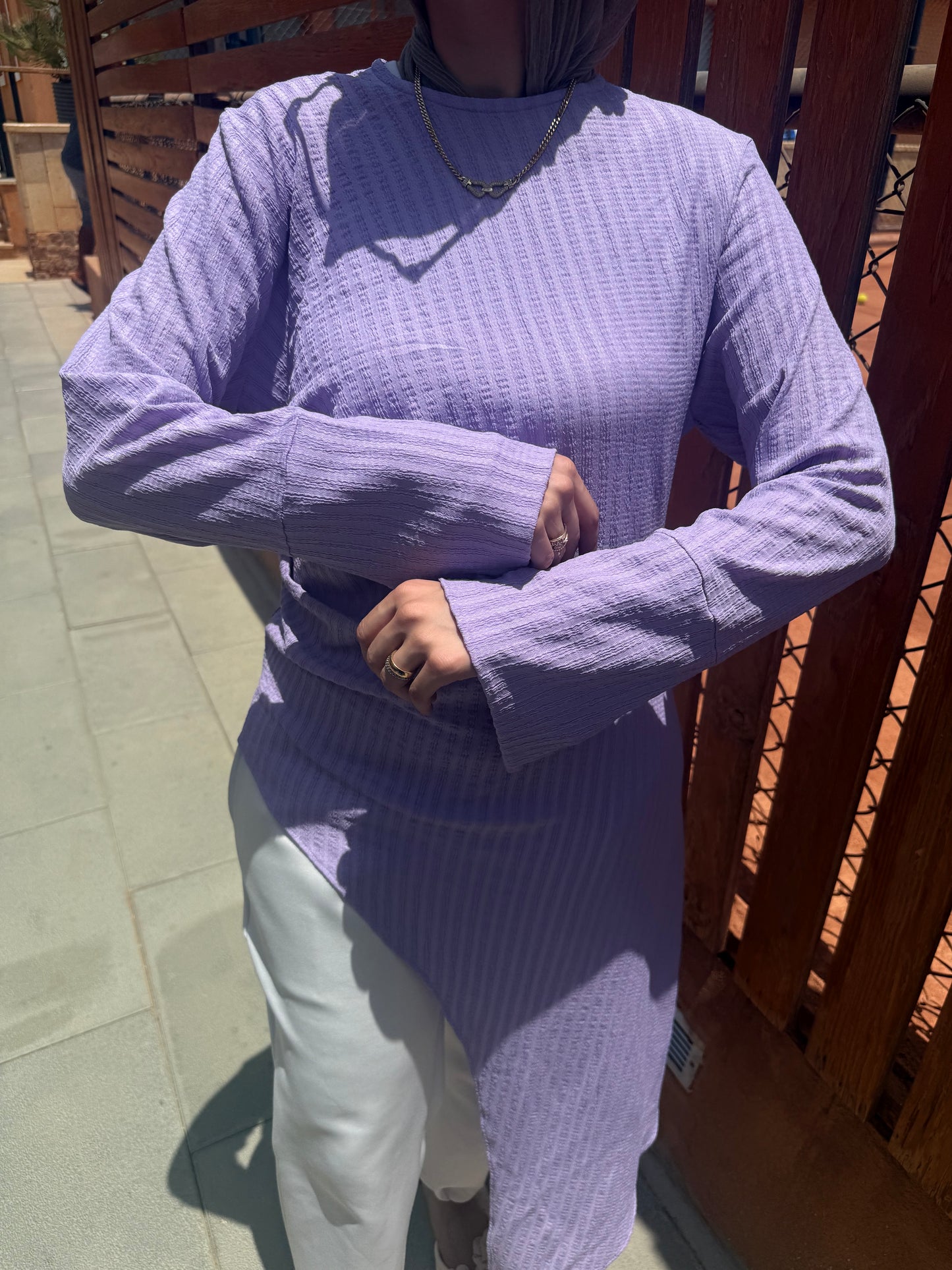 Juliette high low Blouse *Lavender