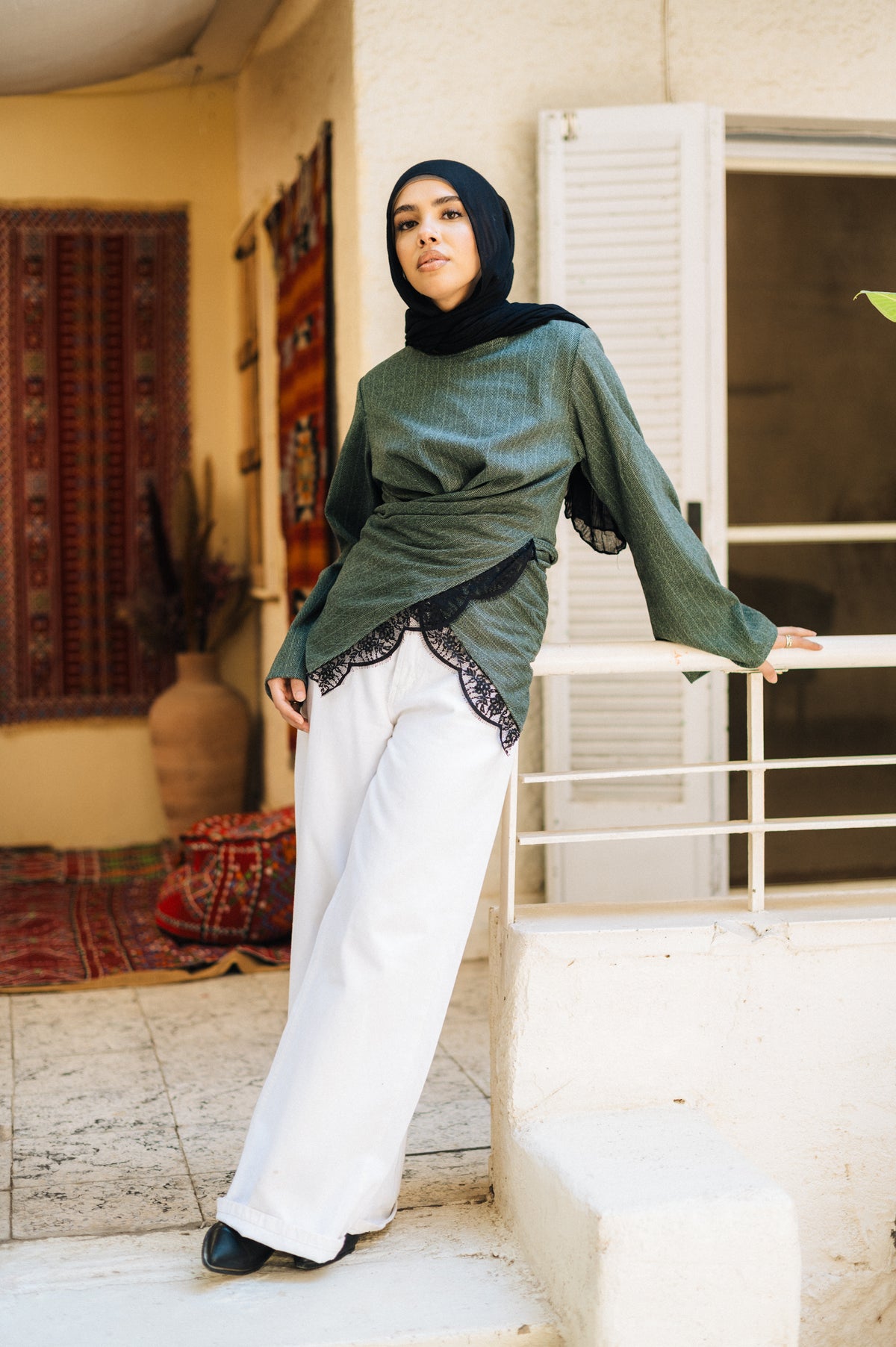 The Twed blouse*lace
