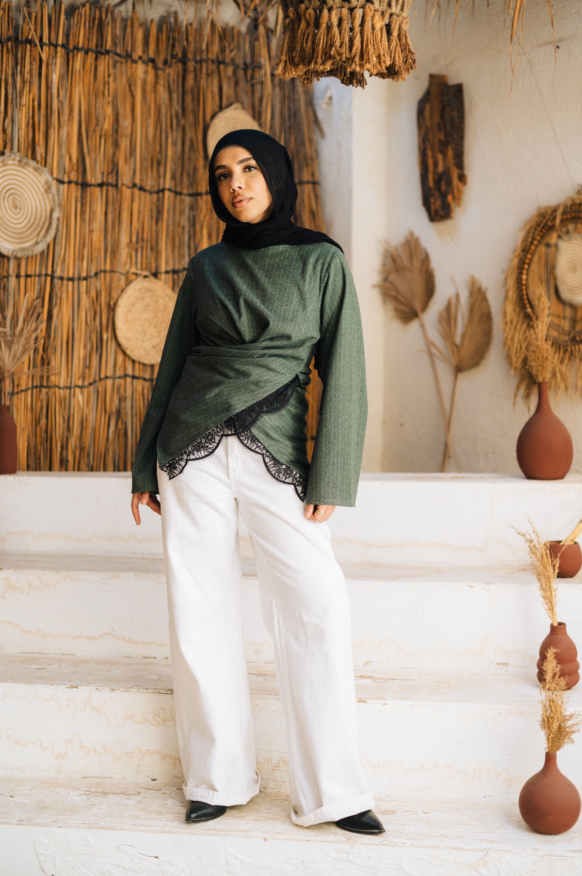 The Twed blouse*lace