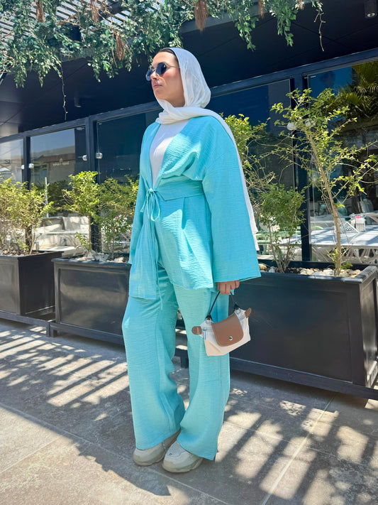 The Amary set in aque blue 🩵