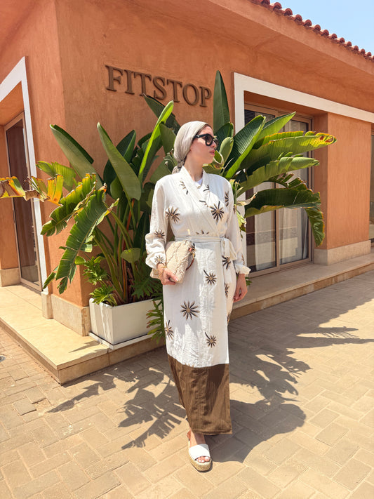 Flow dress palm