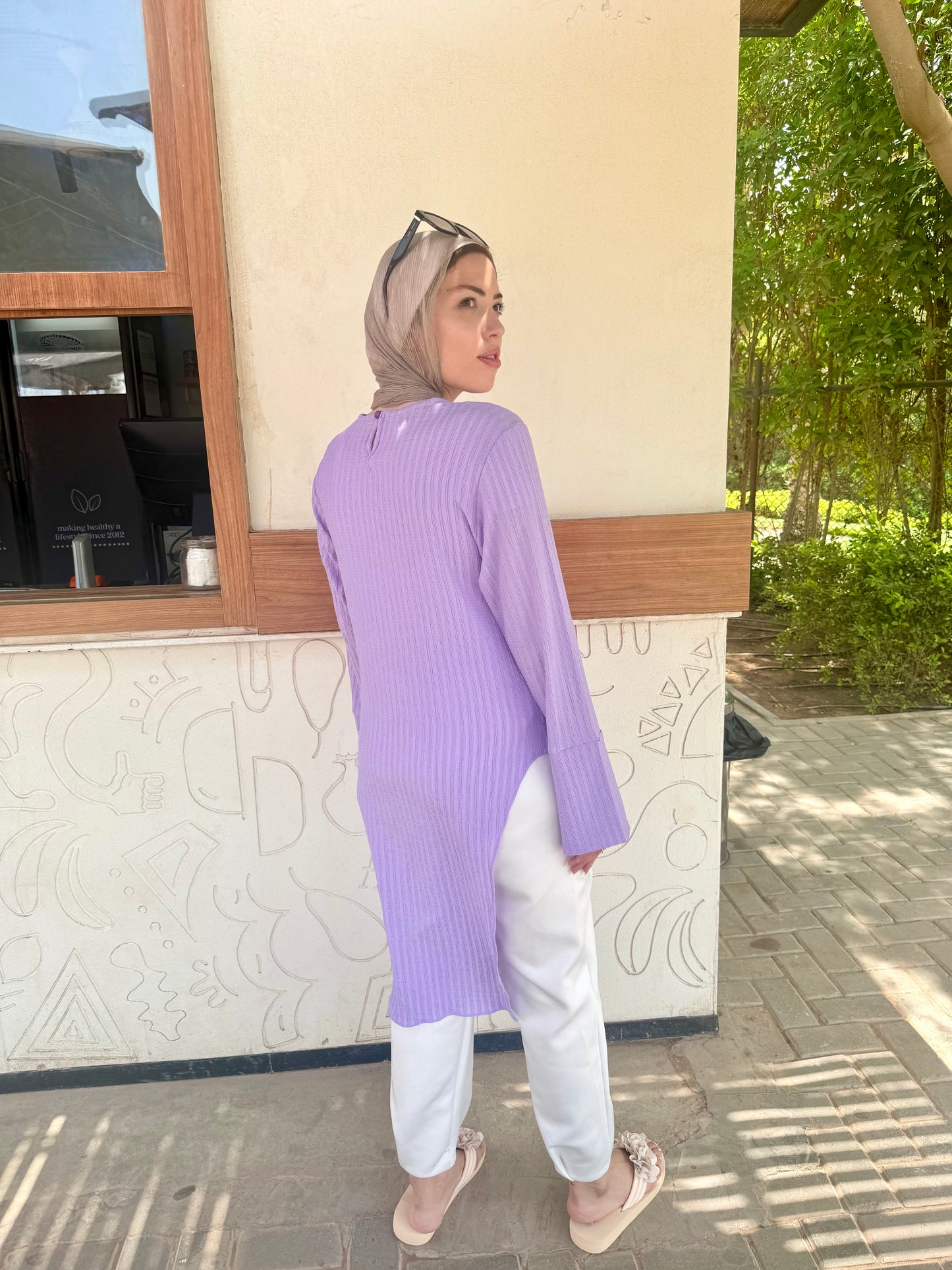 Juliette high low Blouse *Lavender