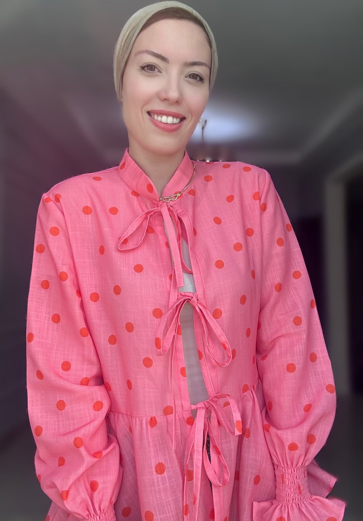 Bali polka blouse