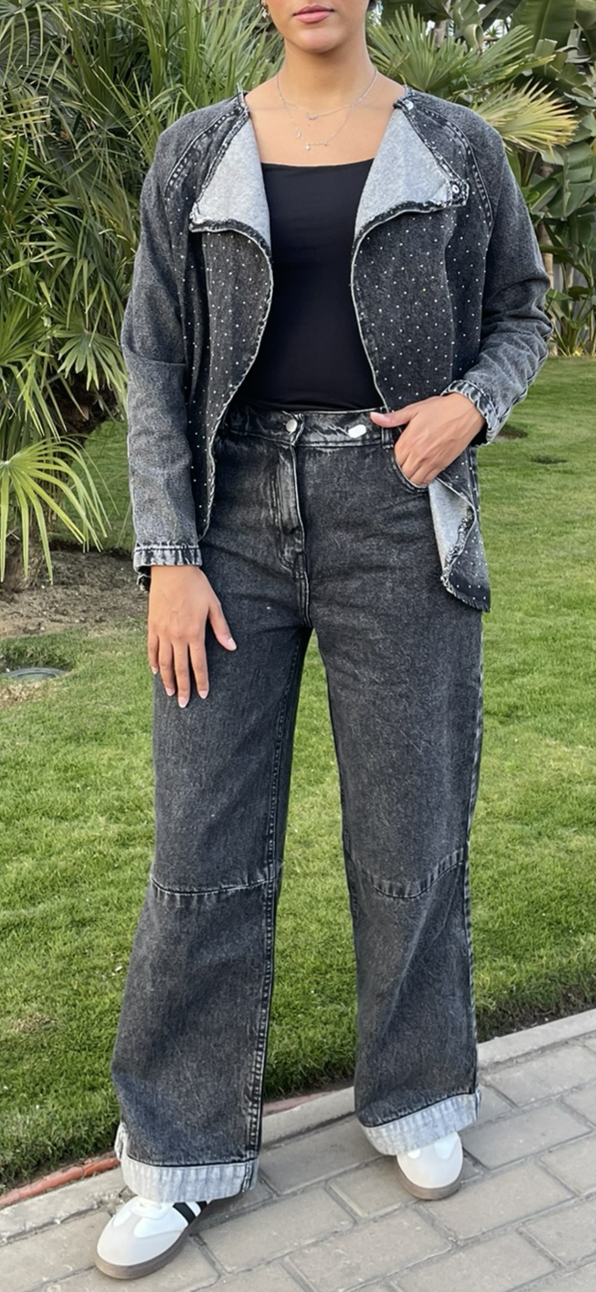 Bling Denim Black