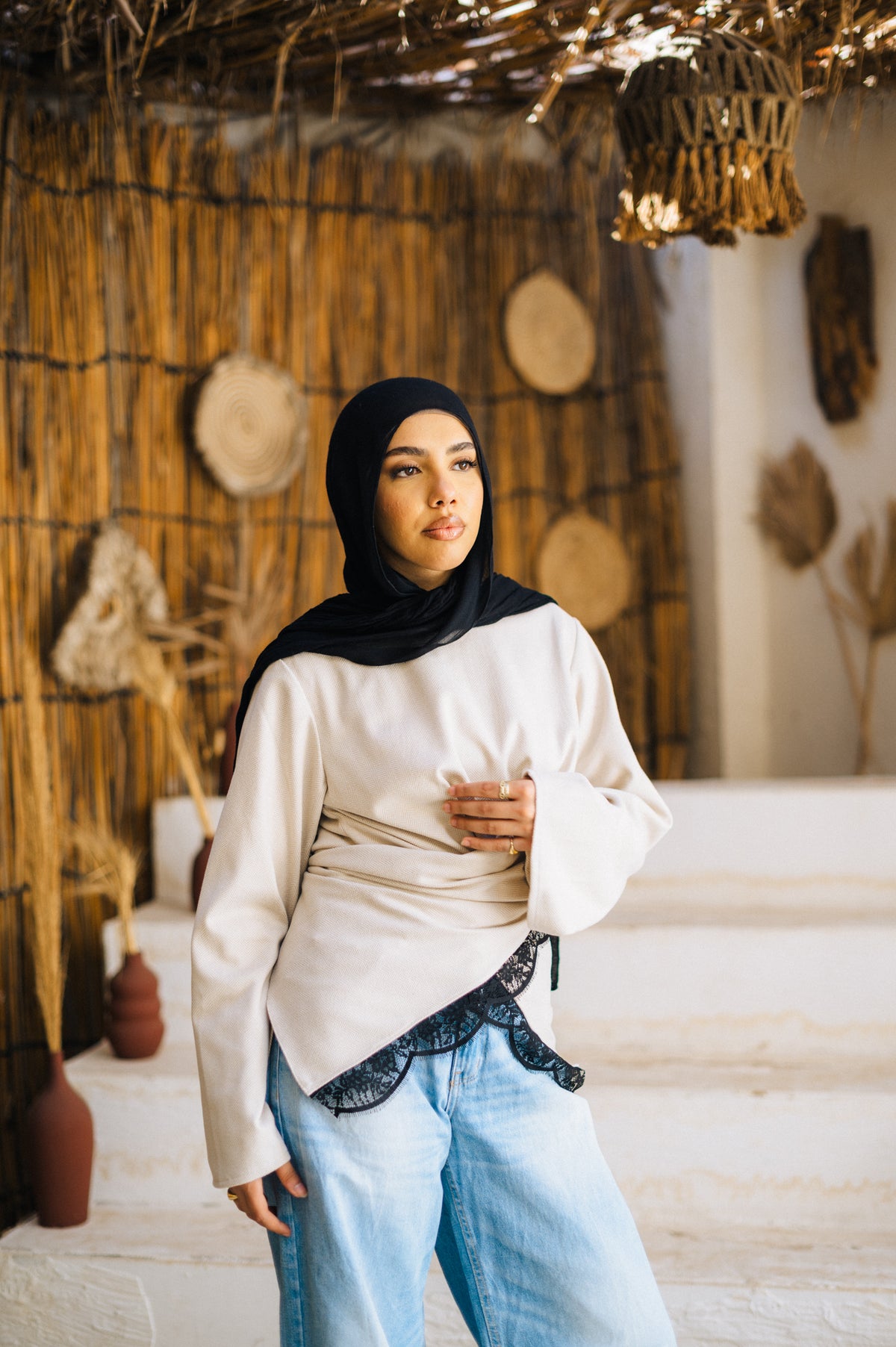 The Twed blouse*lace