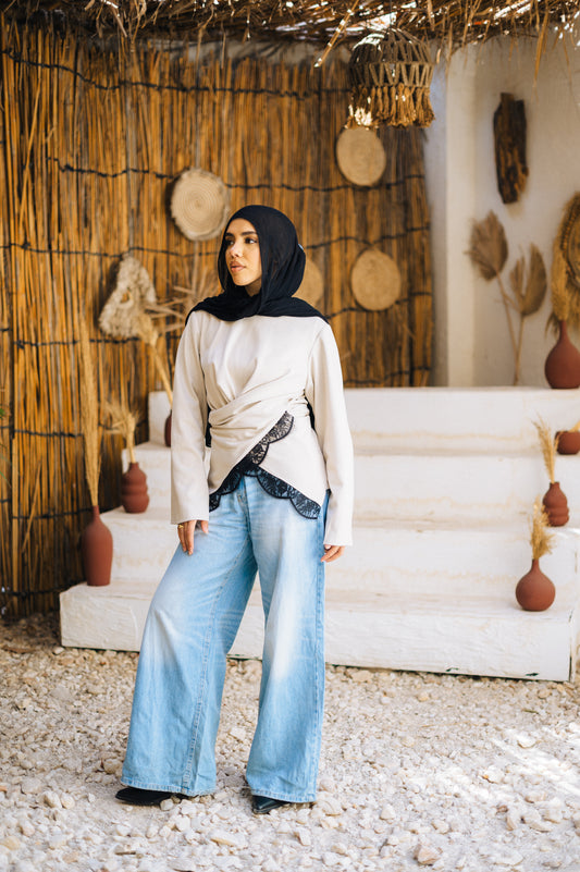 The Twed blouse*lace