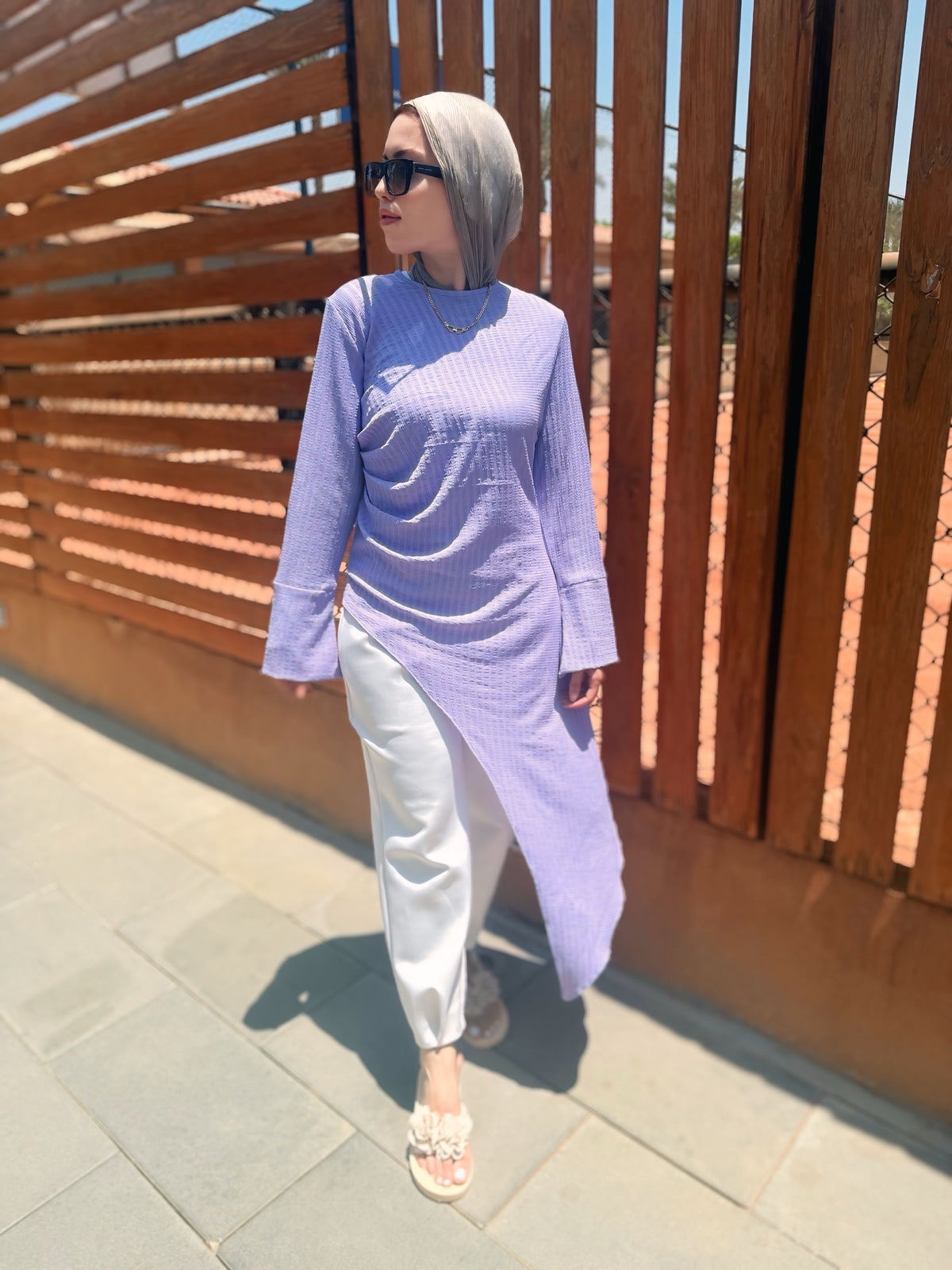 Juliette high low Blouse *Lavender
