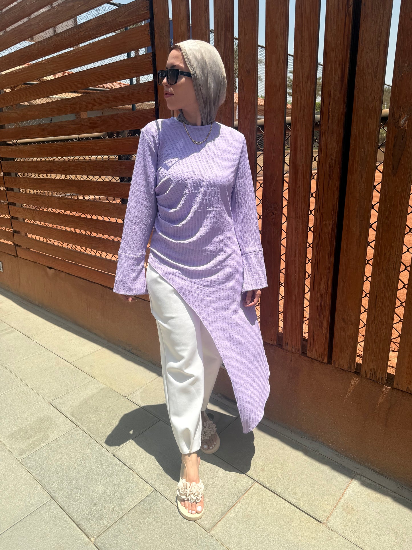 Juliette high low Blouse *Lavender
