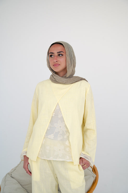 Mix set lace Butter yellow 💛