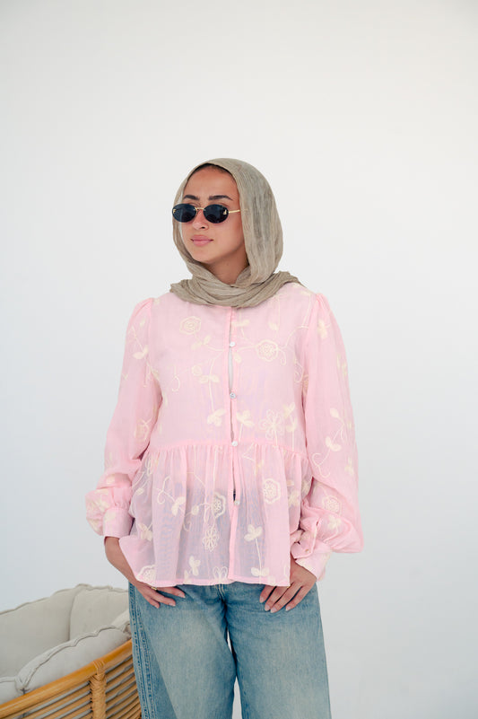 Maria blouse in rose 🎀
