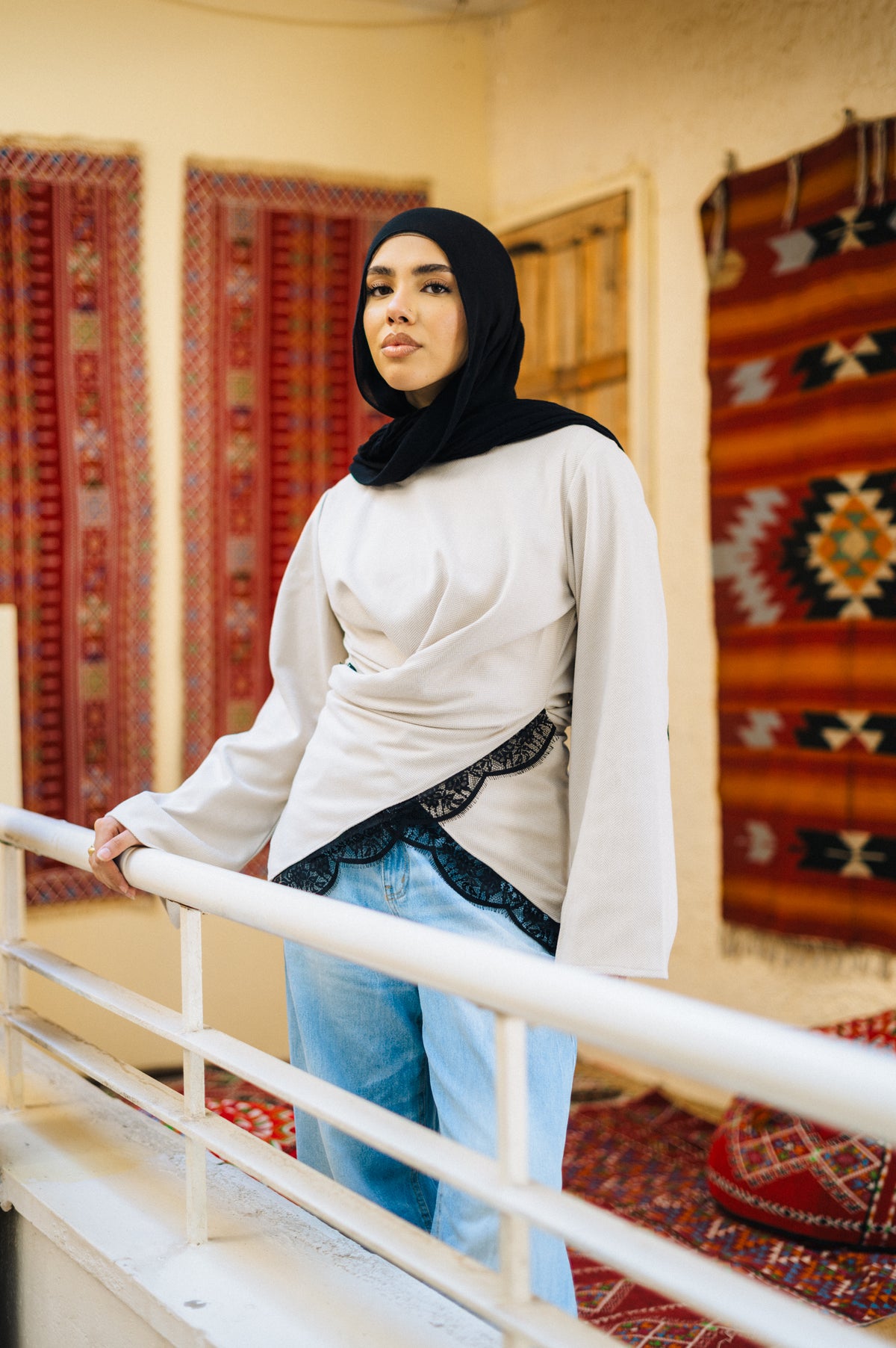 The Twed blouse*lace