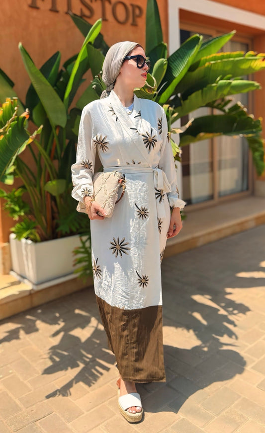 Flow dress palm