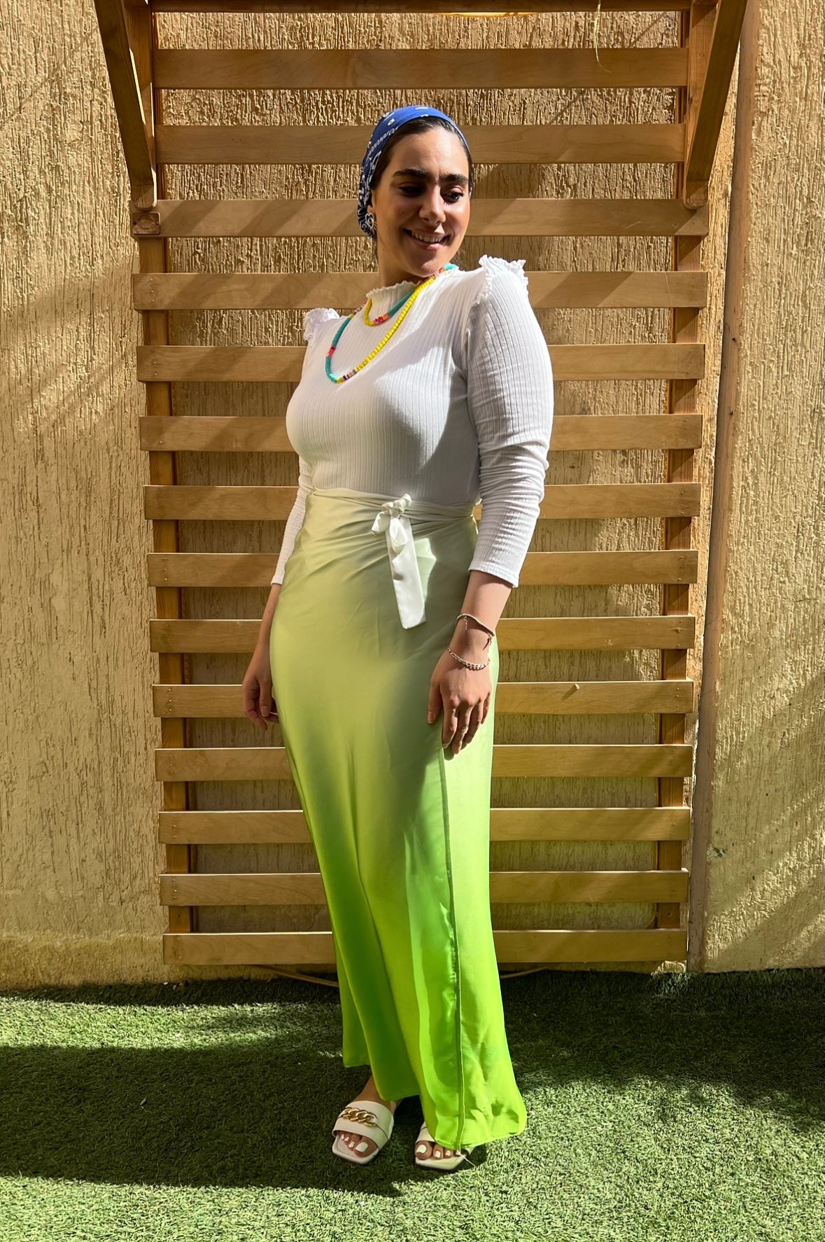 Wrap skirt Green