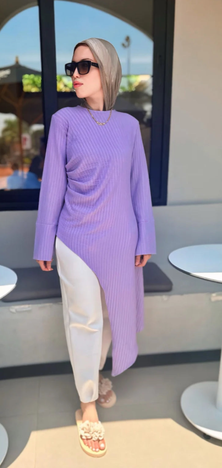 Juliette high low Blouse *Lavender