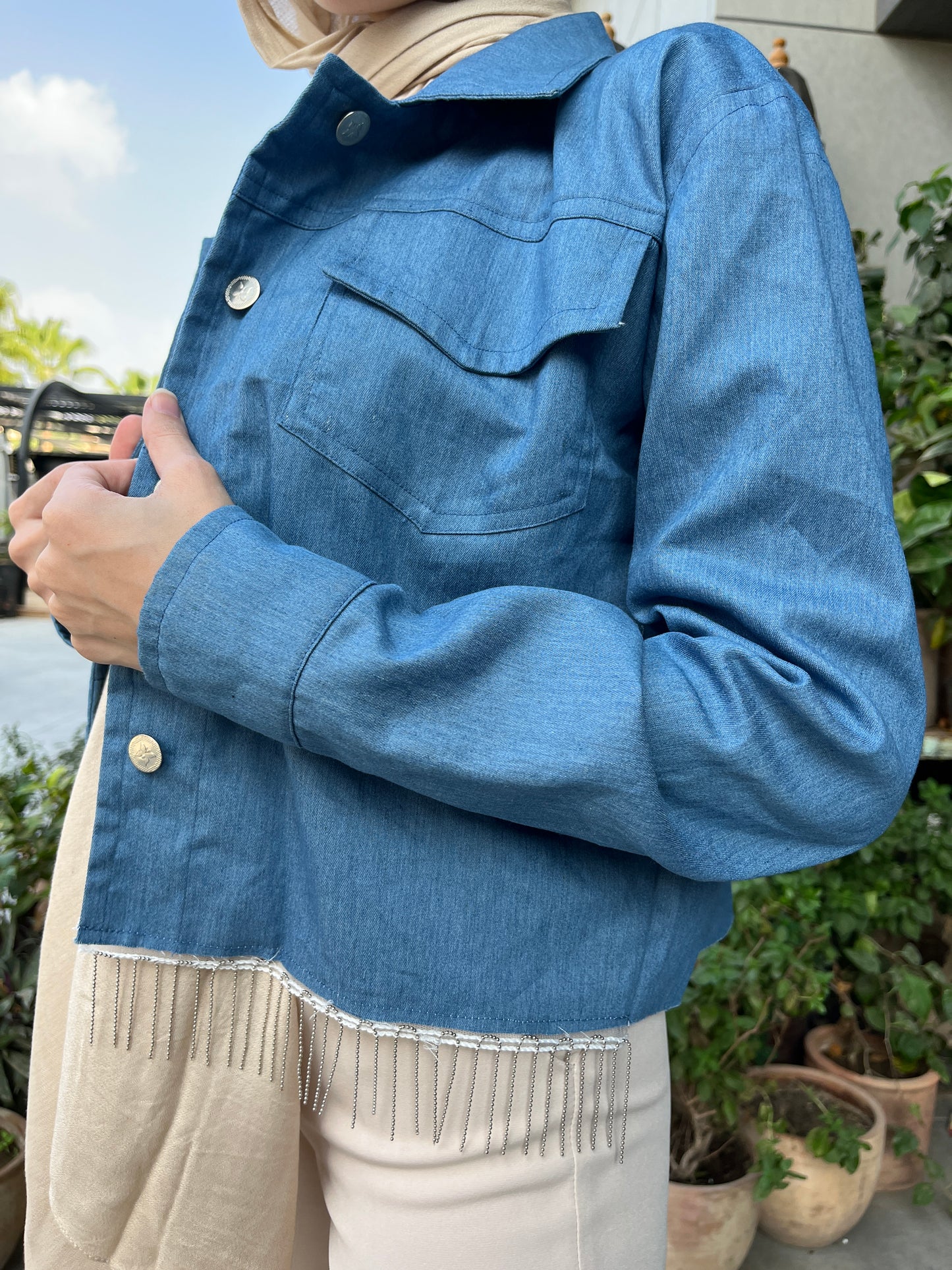 Light denim jacket