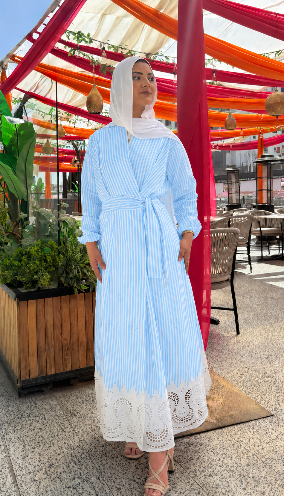 The Flow Dress in Blue