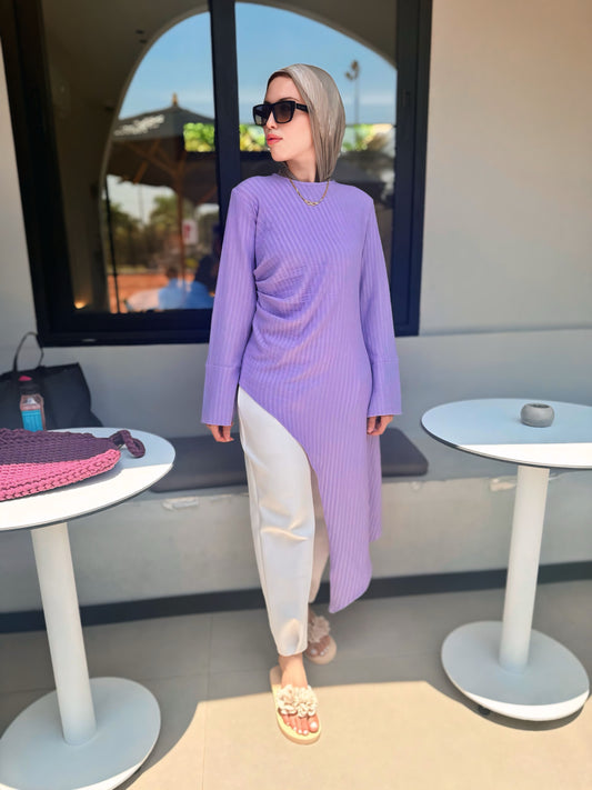Juliette high low Blouse *Lavender